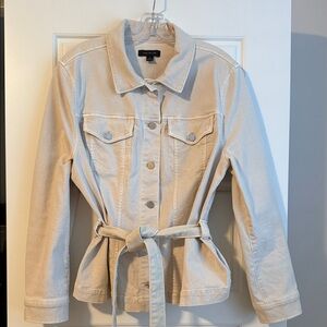 Ann Taylor Light Stone Women's Jean Jacket